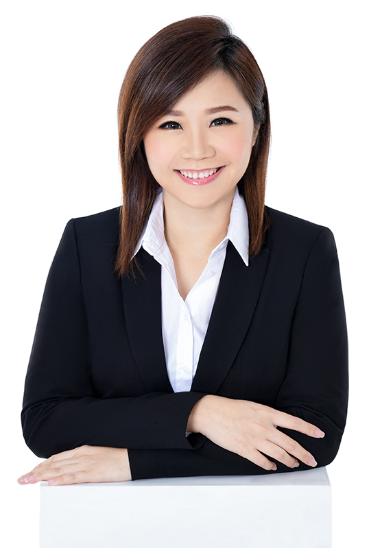 Josephine Sim, ready for a property consultation